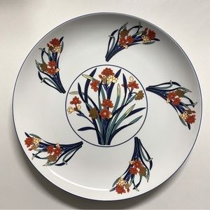 Tiffany & Co. Large Freesia Floral Pattern Plate